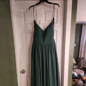 Azazie Cora Pine Bridesmaid dress